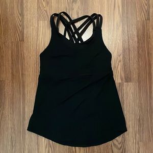 Lululemon black running top